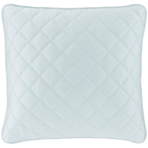 Quilted Silken Solid Sham | Robin's Egg Blue