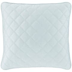 Quilted Silken Solid Sham | Robin's Egg Blue