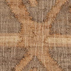 Rumi Handwoven Jute Rug Swatch | Brown