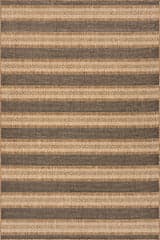 Isolated view of Black Rectangle Oristela Modern Abstract Indoor/Outdoor Rug, showcasing its design
