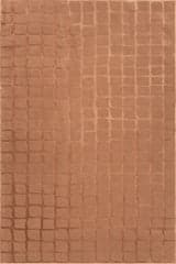 Isolated view of Rose Rectangle Spring Lake Plush Textured Washable Rug, showcasing its design