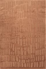 Isolated view of Rose Rectangle Summit Plush Textured Washable Rug, showcasing its design