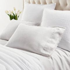 Faye Linen Sheet Set | Plaster