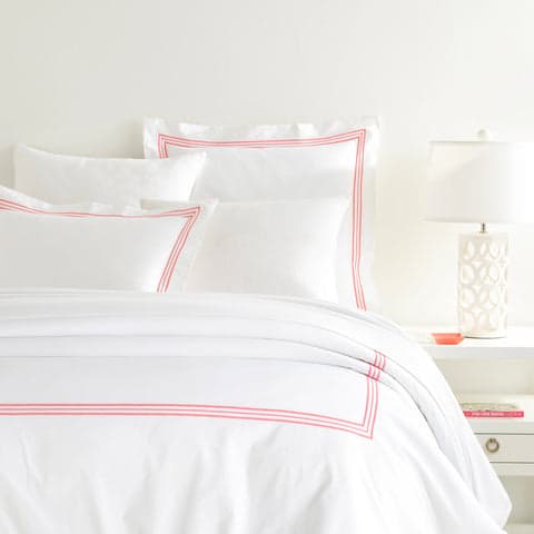Trio Duvet Cover | Coral