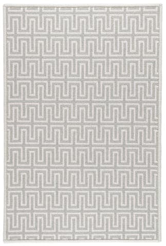 Maze Woven Wool Custom Rug | Pale Blue