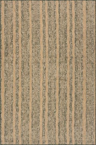 Isolated view of Green Rectangle Auvrea Bohemian Abstract Indoor/Outdoor Rug, showcasing its design