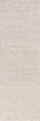 Isolated view of Blue Grey Runner Ridgewood Wool Monochromatic Rug, showcasing its design