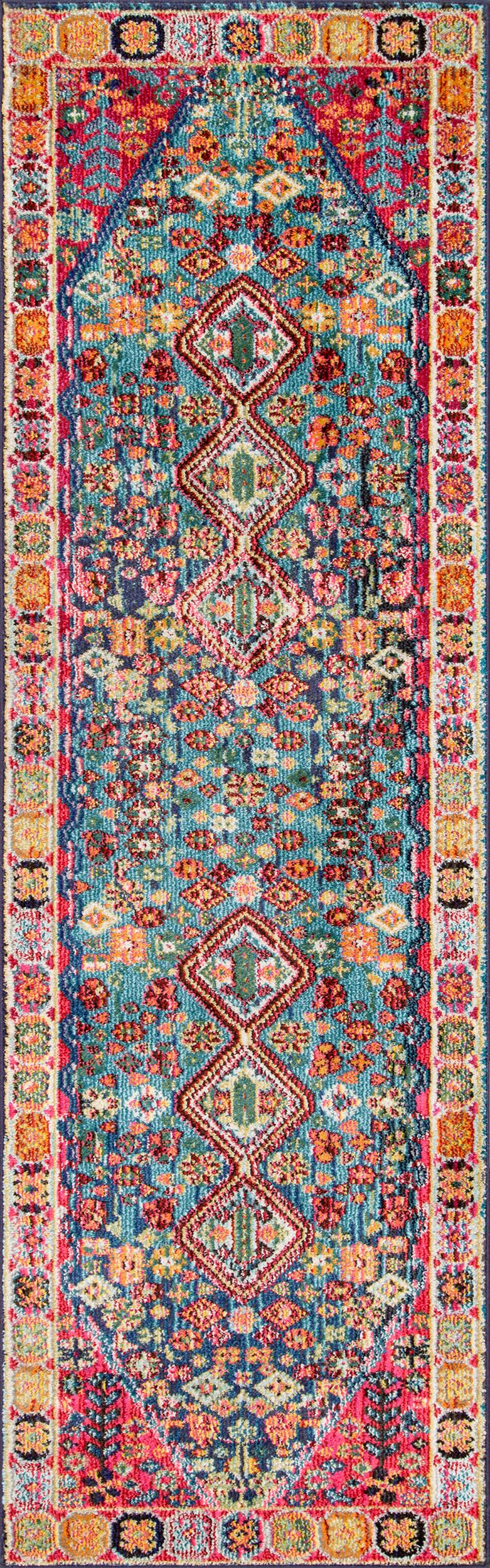 Vibrant Meadow Rug - Multicolor 2' 6" x 6'