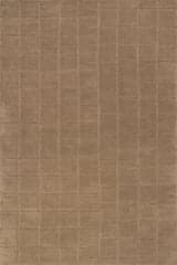 Isolated view of Tan Rectangle Miva Modern Geometric Rug, showcasing its design
