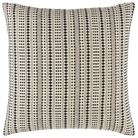 Fira Jacquard Coverlet Sham | Black