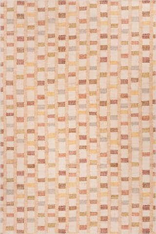 Virey Bohemian Geometric Washable Rug | Multicolor