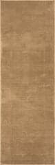 Isolated view of Sand Runner Tiera Bordered Plush Textured Washable Rug, showcasing its design