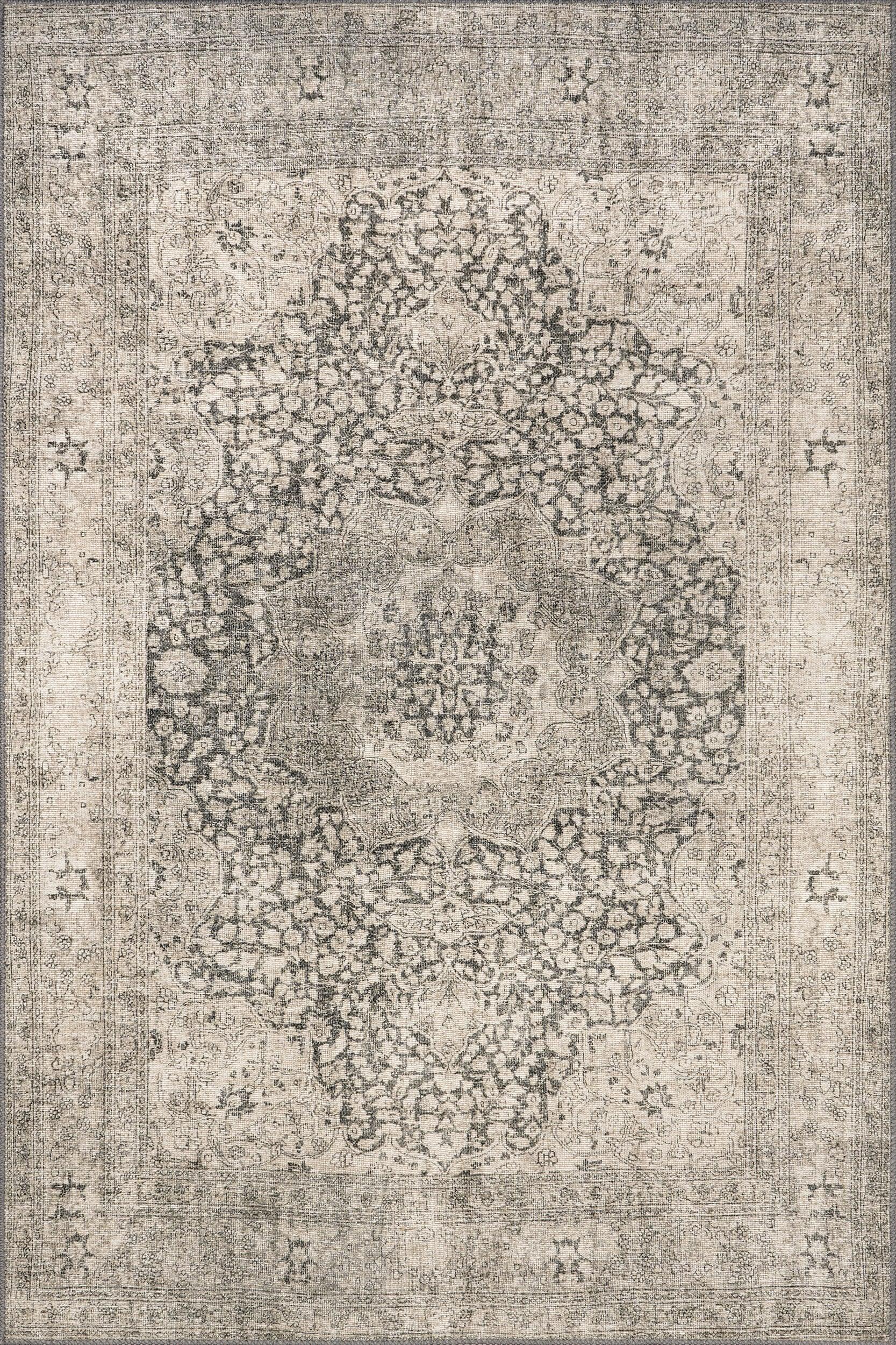 Colts Neck Antiqued Jute-Blend Rug | Grey – Rugs USA
