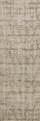 Isolated view of Beige Runner Thalyn Modern Woven Abstract Indoor/Outdoor Washable Rug, showcasing its design