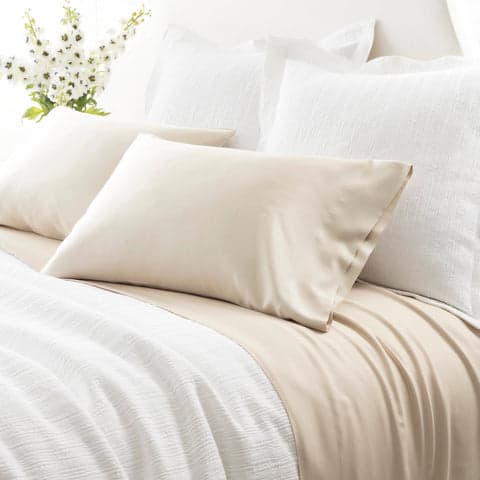 Silken Solid Pillowcases (Pair) | Sand