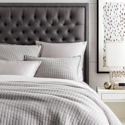 Boyfriend Matelasse Coverlet | Grey