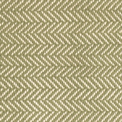 Herringbone Handwoven Cotton Rug Swatch | Sage