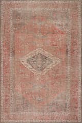 Isolated view of Multicolor Rectangle Wilene Medallion Rug, showcasing its design