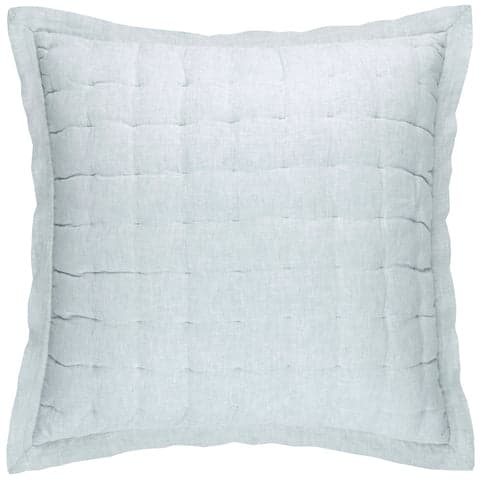 Lush Linen Puff Sham | Sky