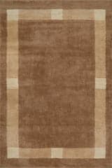 Silja Bordered Rug | Brown