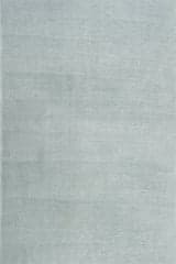Isolated view of Light Blue Rectangle Washable Solid Shag Rug, showcasing its design