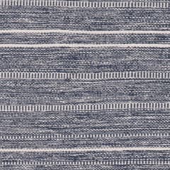 Skipper Stripe Handwoven Indoor/Outdoor Rug Swatch | Navy