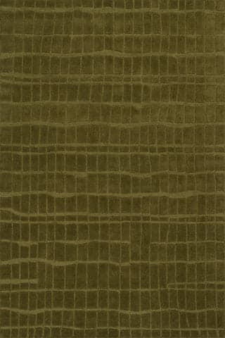 Isolated view of Green Rectangle Avela Textured Abstract Rug, showcasing its design