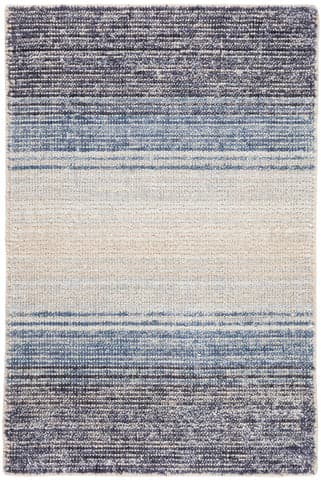 Moon Handwoven Viscose Rug | Blue