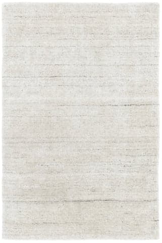 Icelandia Hand Knotted Viscose Rug | White