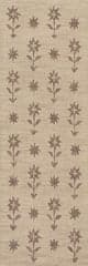Isolated view of Sand Runner Ella Wool Rug, showcasing its design
