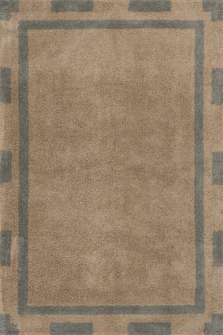 Orlina Bordered Rug | Grey