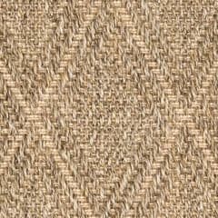 Diamond Woven Sisal Rug Swatch | Natural