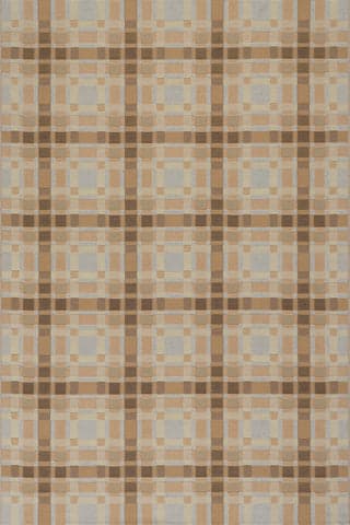 Mesael Modern Plaid Indoor/Outdoor Rug | Tan