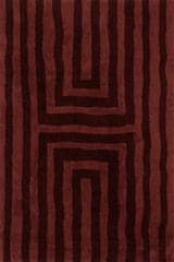 Shevina Handmade Washable Wool Rug | Burgundy