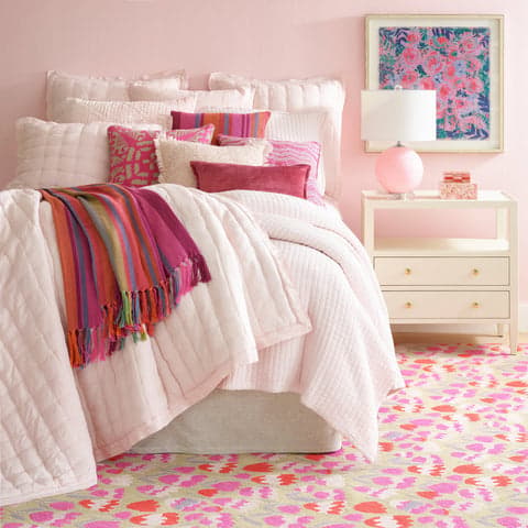Lush Linen Sham | Slipper Pink