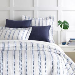 Ink Dots Duvet Cover | Blue