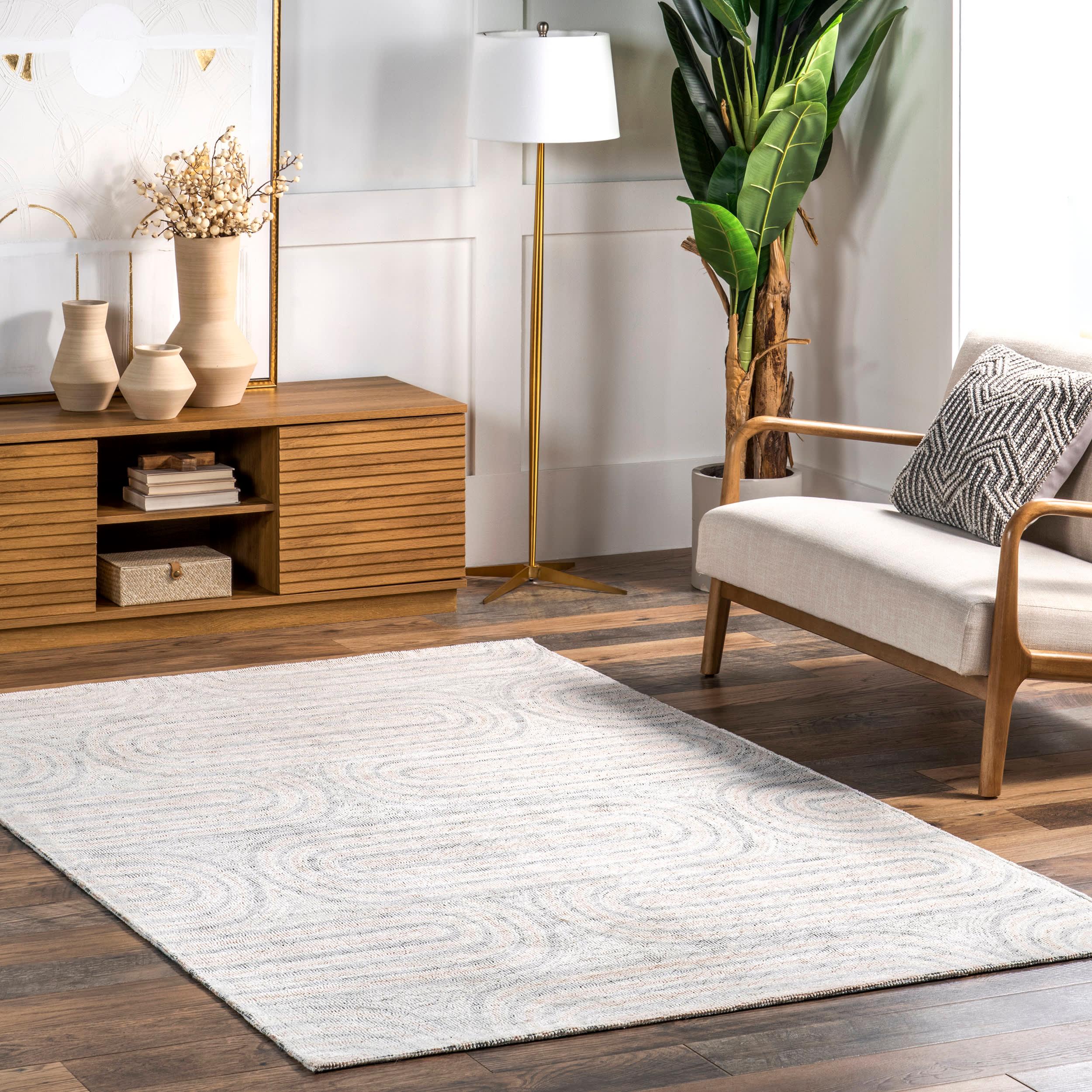 Amalie Tufted Retro Rug | Grey – Rugs USA