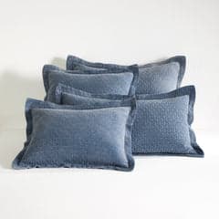 Hawley Matelasse Sham | Indigo