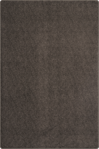 Isolated view of Dark Brown Rectangle Plover Mottled Custom Rug, showcasing its design