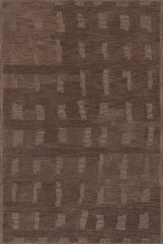 Vinel Modern Abstract Rug | Brown