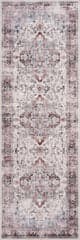 Isolated view of Multicolor Runner Vanisa Traditional Washable Rug, showcasing its design