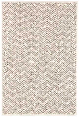 Happy Chevron Woven Indoor/Outdoor Custom Rug | Pebble