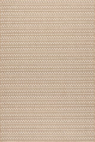 Isolated view of Neutral Rectangle Surfrider Indoor/Outdoor Rug, showcasing its design