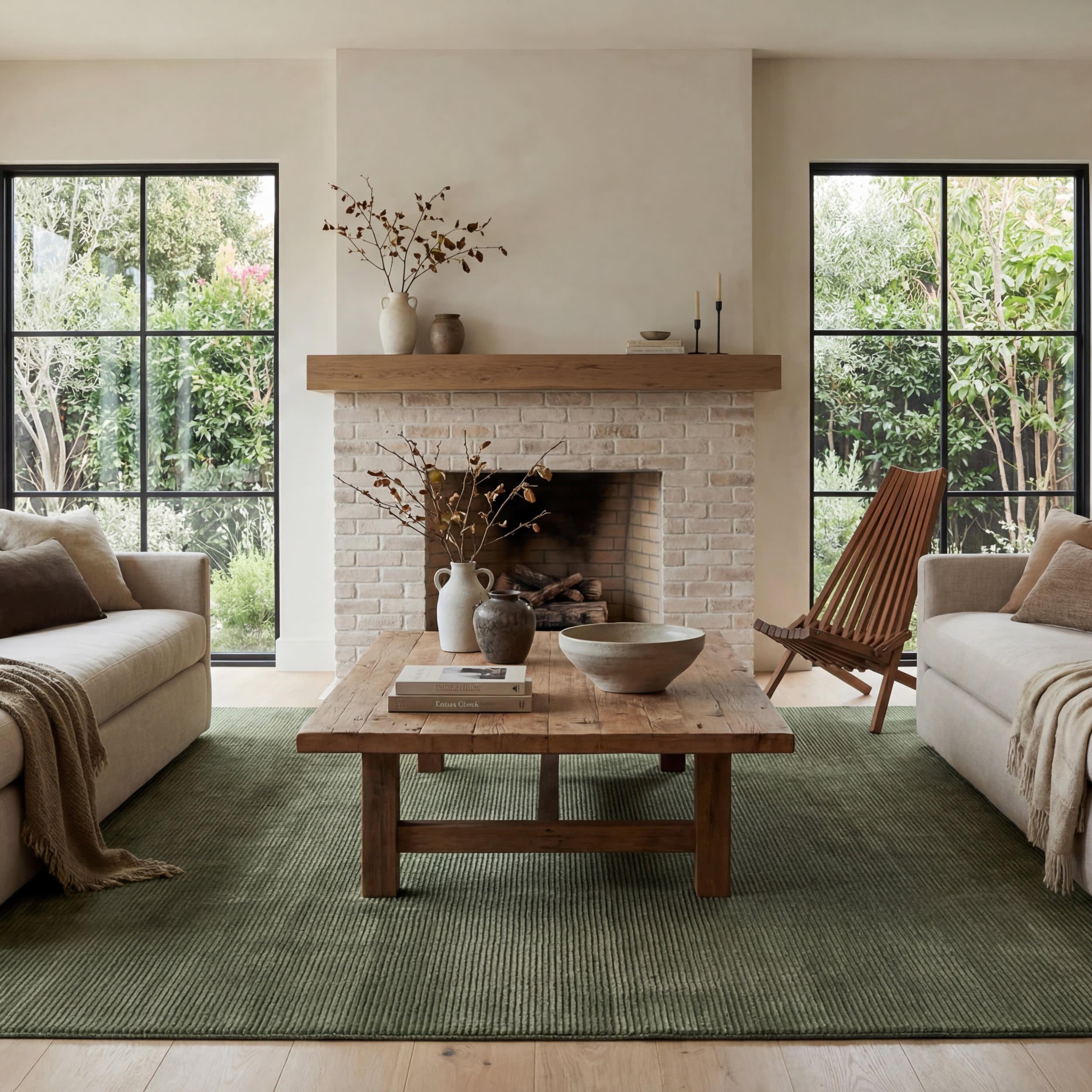 Chandani Abstract Plush Textured Washable Rug | Green – Rugs USA