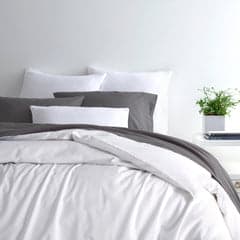 Essential Percale Duvet Cover | White