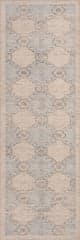 Isolated view of Blue Runner Sahi Traditional Diamond Washable Rug, showcasing its design