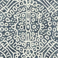 Temple Machine Washable Rug Swatch | Ink