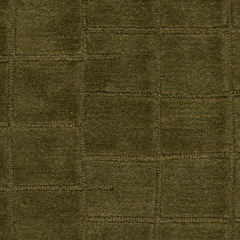 Isolated view of Green Swatch Miva Modern Geometric Rug, showcasing its design
