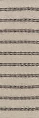 Isolated view of Grey Runner York Striped Wool Rug by Nate Berkus, showcasing its design