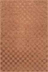 Isolated view of Rose Rectangle Cape May Plush Textured Washable Rug, showcasing its design